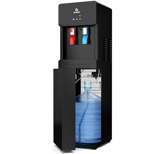 Avalon A6BLWTRCLRBLK Touchless Bottom Loading Cooler Dispenser-Hot & Cold Water, Child Safety Lock,...