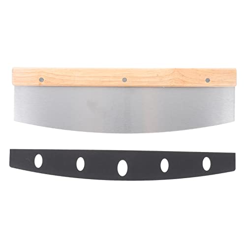 LAPYAPPE Handle Pizza Cutter with Protective Pouch Stainless Steel Slicing Tool for Home Baking Restaurants and Bakeries Essential Kitchen Accessory