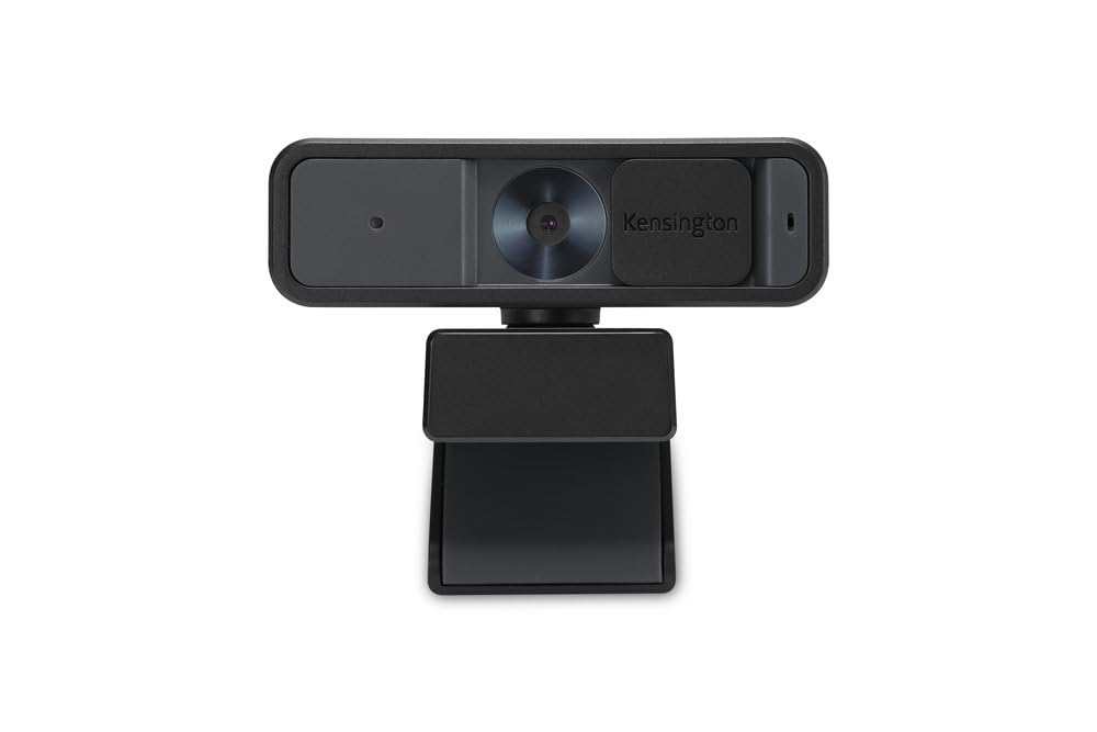 Kensington, Kamera Internetowa 1080p z Obiektywem Wąskokątnym HD Kensington W2000, Autofokus, na USB, Wbudowany Mikrofon z Redukcją Szumów, do Transmisji lub Wideokonferencji (K81175WW)
