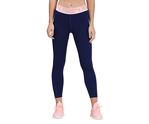 Image of PUMA Women Train Elastic 7/8 Tight Running Clothes Tight Blue - Apricot 12
