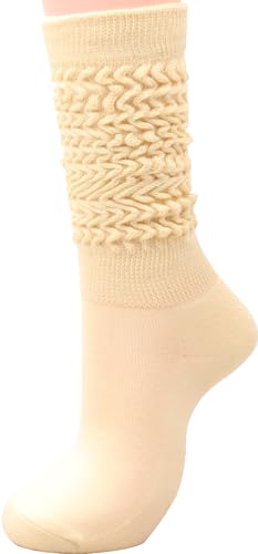 Image of Galsang Women's Slouch socks Women's Knee-High Scrunch Socks for Women,Soft Long Scrunch Boot Socks,#K306