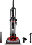 Dirt Devil Multi-Surface Extended Reach+ Bagless Upright Vacuum Cleaner Machine, for Carpet and Hard Floor, Height Adjustment, Powerful Suction with Versatile Tools, Lightweight, UD76300V, Red