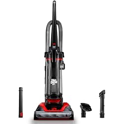 1 of Dirt Devil Multi-Surface Extended Reach+ Upright Bagless Vacuum Cleaner for Carpet and Hard Floor, Powerful, Lightweight, Corded Vacuum Cleaners for Home Use