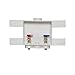 Oatey 38529 Quadtro, 1/4 Turn, Copper Washing Machine Outlet Box,White