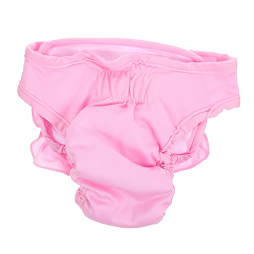 VANZACK Pet Diaper Panties for Dogs Washable Puppy Diapers Pink Dog Period Panties Puppy Sanitary Pant