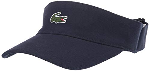 Lacoste Men's Sport Petit Pique Golf Visor, Navy Blue, One Size #TOP7