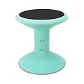 Storex Wiggle Stool – Active Flexible Seating for Classroom and Home Study, Adjustable 12-18 Inch Height, Teal (00306A01C)