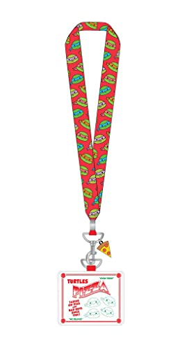 Loungefly TMNT lanière et porte-cartes pizza pour festivals et transports
