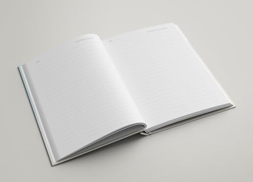 Image of AccuPrints Hard Bound Paper Notebook|Compact Size A5 (8.25 x 5.7)|200 Pages, 80 gsm|Flat Opening Hardbound Sky Blue Unicorn diary-01