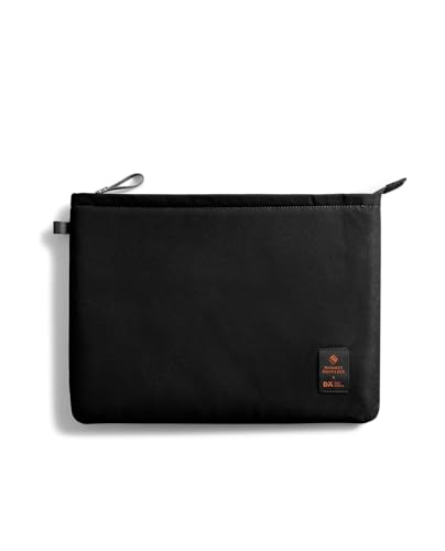Image of DailyObjects Solid Skipper Sleeve | Stylish Durable Poly Cotton Canvas Material for Laptops & iPads | Zip Closure & Soft Cotton Inner Lining with Printed Slip Pockets