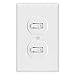 Bates- White Outlet Covers, Wall Plates, Pack of 12, Electric Wall Plate Cover, Outlet Plate, Plug Cover, Outlet Covers, Power