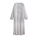 RTTUIOP Kurta Men Thobe Kaftan Muslim Clothes Robe Nightgown Tunic Plus Size Retro Bike Short Sleeve Solid Comfy Pocket Softest Vneck Robe White