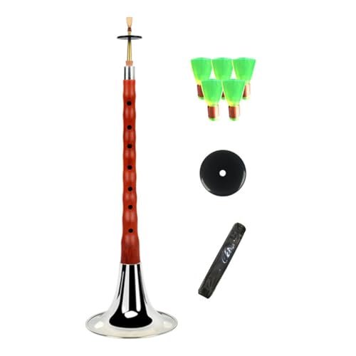 Instrument de musique à vent chinois, instrument de musique éolienne chinoise fait à la main pour, adultes, débutants, étudiants de musique, pitch haut unique timbre ébène acajou