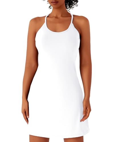 Womens Tennis Dress Athletic Dress with Built-in Shorts Pockets-Golf Workout Adjustable Straps Summer for Women Outfits - image 1