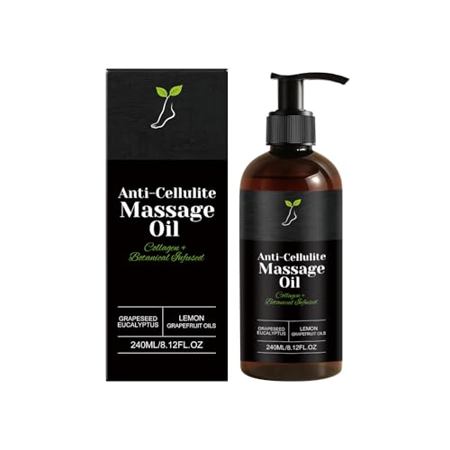 Anti-Cellulite Massage Oil 2026 Premium Formula with Plant-Based Ingredients Firming Body Oil for Legs & Full Body Deeply Moisturizes & Softens Skin 240ml