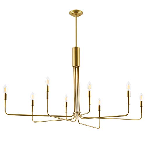 Light Society Ls-C317-Bb Bella 8-Light Chandelier, Brushed Brass #TOP3