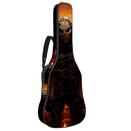 Sac de transport pour guitare acoustique housse imperméable de 104 cm avec éponge et double sangle