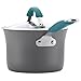 Rachael Ray Cucina Hard Anodized Nonstick Sauce Pan/Saucepan with Lid, 3 Quart, Blue