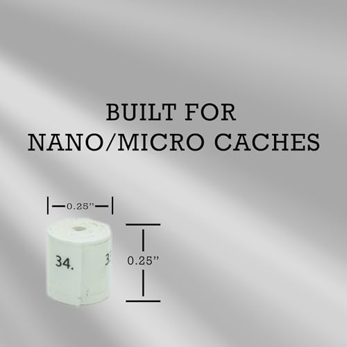Rollos de geocache Nano TFTC impermeables para rutas de montaña y contenedores ocultos 2
