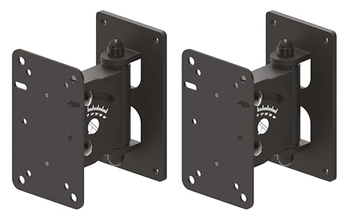 Compatibilità universale: Dotati di 10 fori e 2 asole sulla piastra per il fissaggio dello speaker, progettati per adattarsi alla maggior parte dei diffusori in commercio.