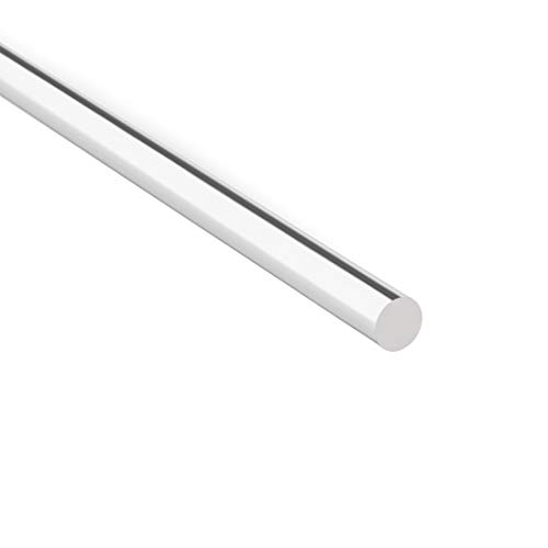 Image of uxcell Acrylic Round Rod,Clear,1 /4 Inch Diameter 10inch(247mm) Length,Solid Plastic PMMA Bar Stick 4pcs