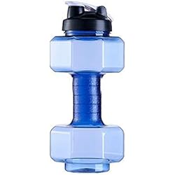 Mancuernas Artesanales Yiifunglong Botellas de agua deportivas de 2500 ml, jarra de agua de viaje de fitness, taza de mancuerna gruesa antideslizante PP botella de agua de gran capacidad hervidor de fitness para acampar