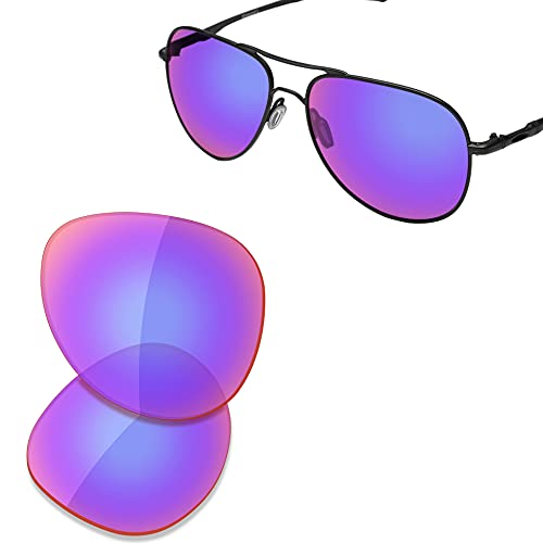 Image of SAUCER Premium Replacement Lenses & Nosepads for Oakley Elmont L OO4119 60mm Sunglasses