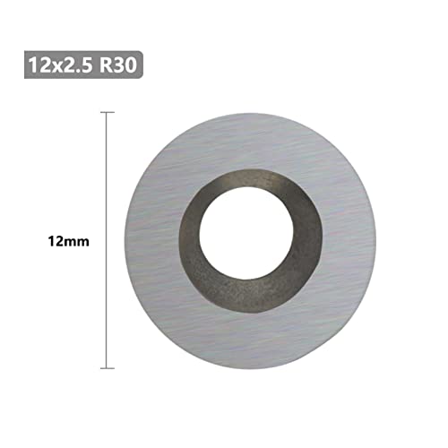 Insertos redondos de carburo de tungsteno de 12 mm para torneado de madera miniatura 6