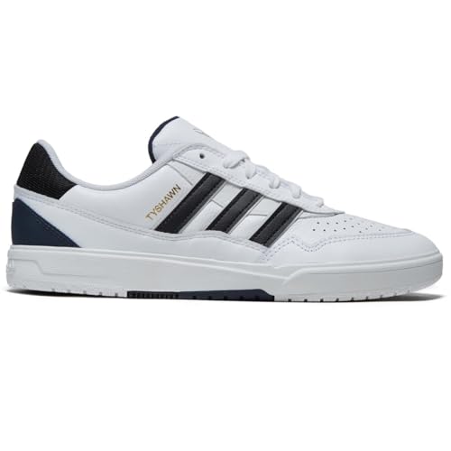 Adidas Tyshawn II Shoes - Footwear White/Core Black/Core Navy - 8.5