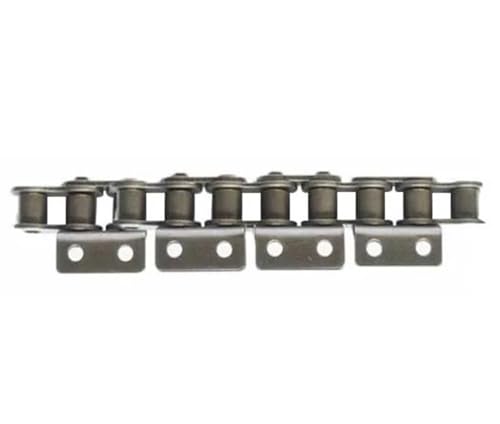 Generic 1.5M Length 06B, 08B, 10A, 12A Single Double Hole Drive Roller Chain, Machine Transmission Conveyor Chain with Wings MINGPING (Size : 08B 1 Wing 2 Hole), ENCKERCBQ-08B1WING2HOLE