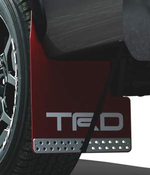 Amazon | TRD MS328-0K001 マッドフラップ レッド ハイラックス(12#系