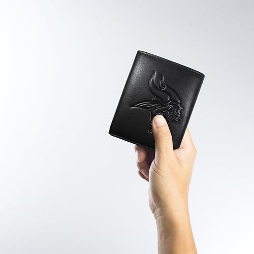 Image of Siskiyou NFL Unisex Embossed Leather Tri-fold Wallet