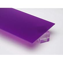 1/8" 3mm Purple Violet 12"x24" Translucent Acrylic Plexiglass 0.118" Thick Sheet Nominal Size AZM