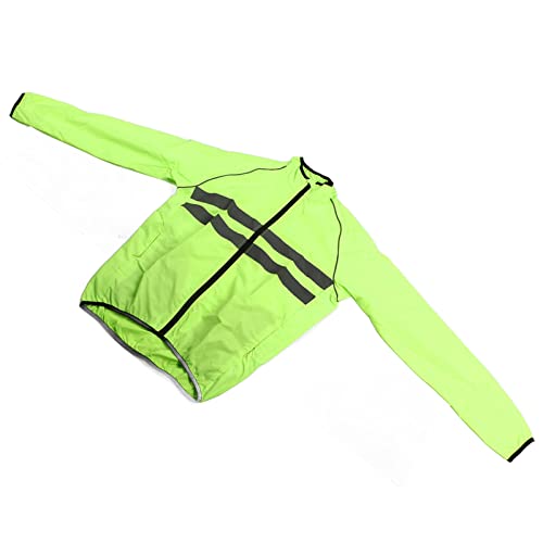 Chaqueta reflectante para ciclismo transpirable verde 2XL miniatura 3