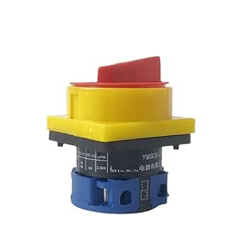 On Off Switch 2 Position selector Changeover 20A 1 Pole Pad Lock Main ...