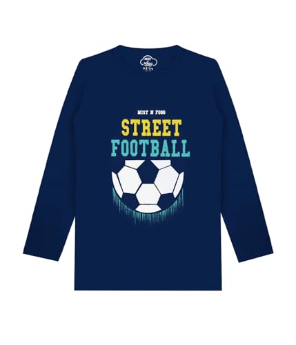 Image of MIST N FOGG Boys Printed Cotton Full Sleeve T Shirt (Pack of 3)