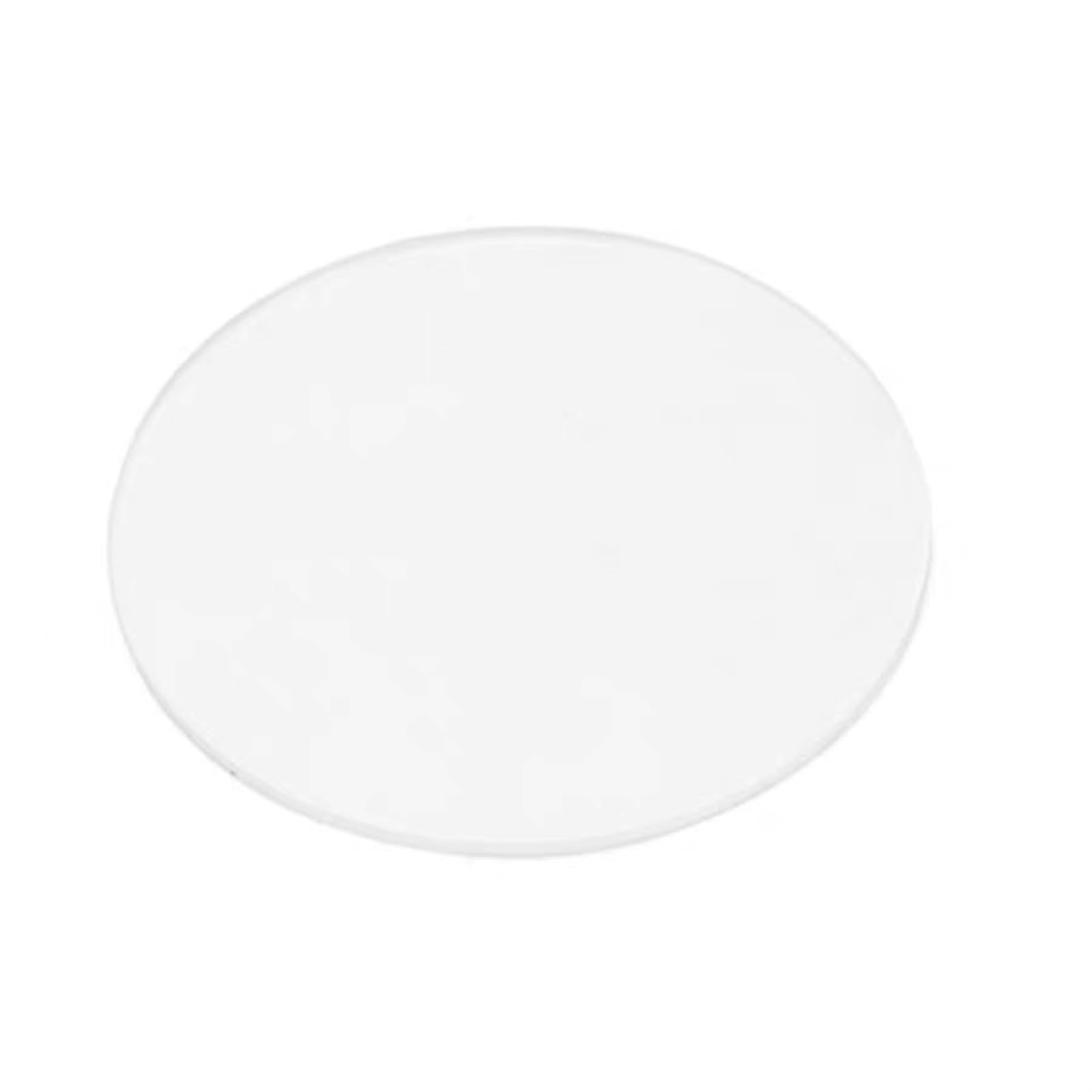 Puste matowe akrylowe dyski, 5 mm grubości okrągły organiczny panel plastikowy, mrożony akrylowy okrąg do rysowania przegród(400mm)