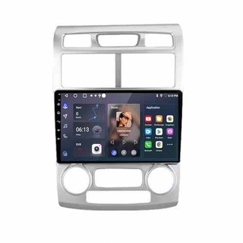 Pantalla de Coche con Carplay para Evitar Multas y Modernizar Kia Sportage 2004-2010