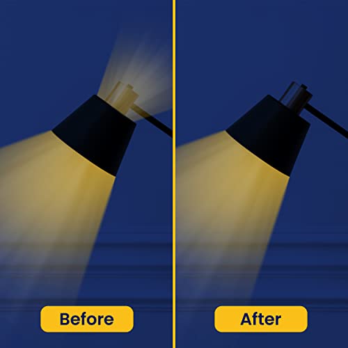 2 White Lampshade Reducer Rings