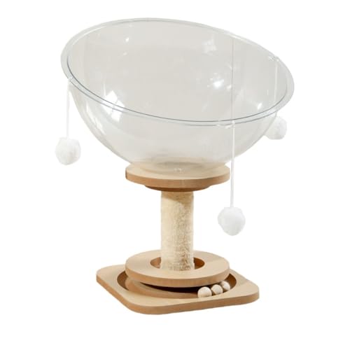 RoastMe爪研ぎ器猫砂ヘアスタイル二重爪研ぎベッド麻布型小型~大型猫に適した広いスペース丈夫で丈夫で洗濯可能な複数匹飼育猫ベッド夏用段ボールはチップを落としません (L)