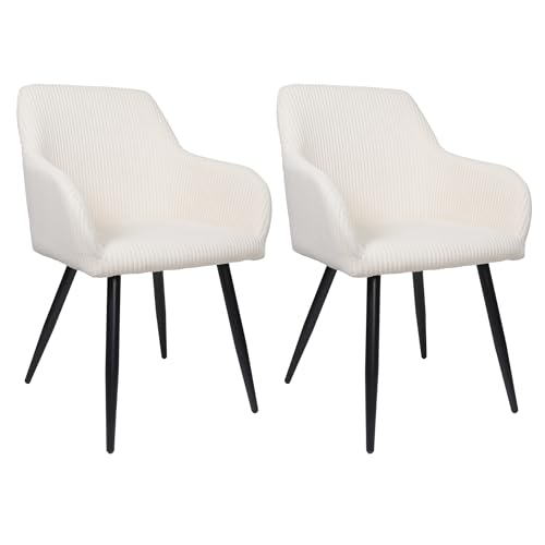 Albatros Esszimmerstuhl SILA – 2er Set Polsterstühle mit Armlehnen,...