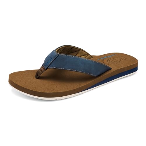 Cobian Floater 2 – Men’s Sandals With Soft Squishy Footbed – Comfortable Flip Flops for Men for All Day Summer Wear