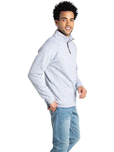 Fruit of the Loom Men's Sweater Fleece Quarter Zip Pullover (Sizes S-XXL)2
