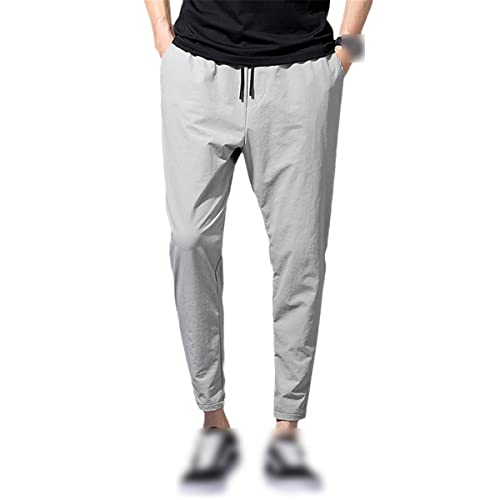 Pantalon en soie glacée pour homme Roquorl coupe fine élégante