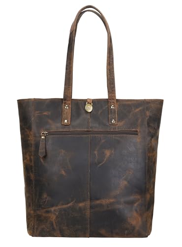 Bolso tote de cuero Antonio Valeria para mujer miniatura 4