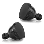 QHLWTT 2Pcs Helpful Sleek Portein Water Bottle Funnel Plastic Powder Supplement Funnel Small Protein Powder Container for Workout, Fitness, Travel (Black)