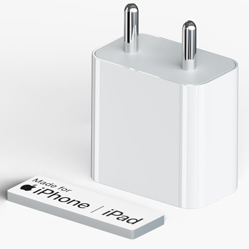 Image of AIL-KIN 20W Type C Adapter [MFi Certified, 6 Months Warranty] Compatible for iPhone 17 series /16series,15 /14 /13 /12 /11 Series with PD Fast Charging Adaptor ROMITAZ