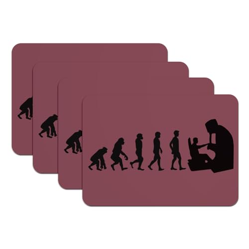 Set de table grand format rouge pour proteger la table des fans de gaming