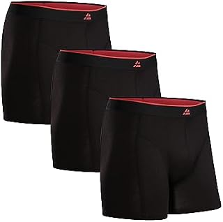 DANISH ENDURANCE Bambusowe Bokserki Męskie, Klasyczna Bielizna Premium, Gwarancja Antydziurkowa, 3-PACK
