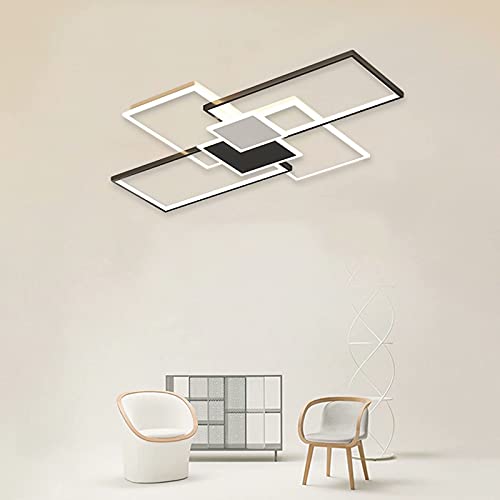 Éclairage LED pour plafond de salon et lustre moderne suspendu en acrylique